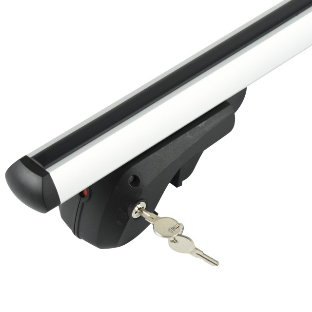 Universeller, verstellbarer, diebstahlsicherer, robuster Autodachträger für offene Querträger