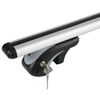 Universell verstellbare, robuste Autodachträger-Querstangen für erhöhte Dachreling 