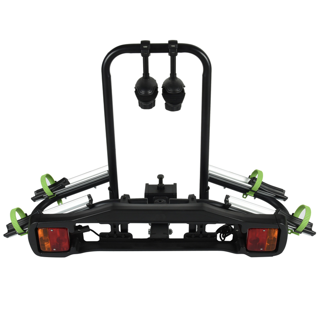 Universeller billiger wirtschaftlicher Bolzen auf neigungsfähiger 2 Fahrradplattform 50 -mm -Schleppstange Schlepptau -Fahrradträger Schwarz 