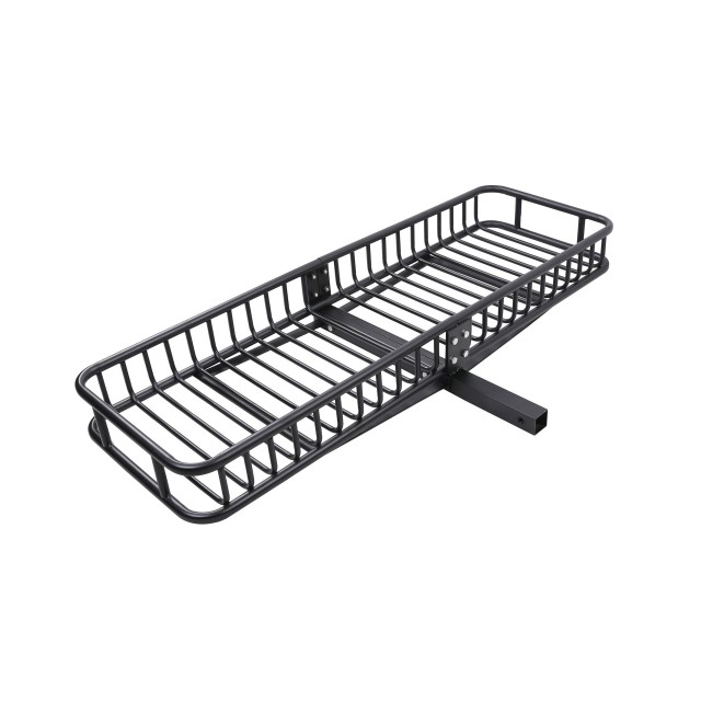 5,1 cm großer, an der Anhängerkupplung montierter, klappbarer, robuster Stahl-Gepäckträger für SUV, Vans, Wohnmobile, LKWs 