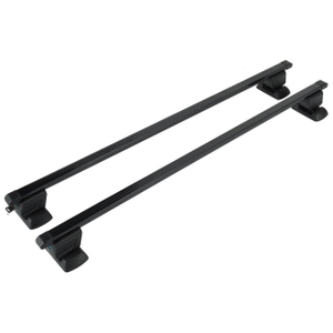 Stahlschwarzer Universal-Dachträger, Festpunkt-Dachträger, maximale Belastung 90 kg