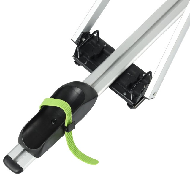 Universeller, hochlastiger, einfach zu montierender, mit Schnellverschluss verriegelbarer, aufrechter, aerodynamischer, auf dem Dach montierter Fahrradträger