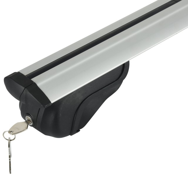 Universelle AERO-Hochleistungs-Dachträger-Querstangen für SUV mit integrierten Seitenschienen