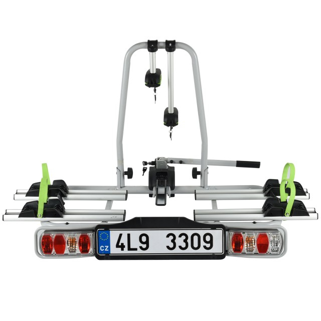 Rahmen für 2 Elektrofahrräder, schwere Fahrräder, maximale Belastung 60 kg, robuster 50-mm-E-Fahrradträger für die Anhängerkupplung