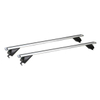 Robuster Aluminium-Dachträger für maximale Belastung von 90 kg. AERO-Dachträger für integrierte Dachreling, TÜV/GS